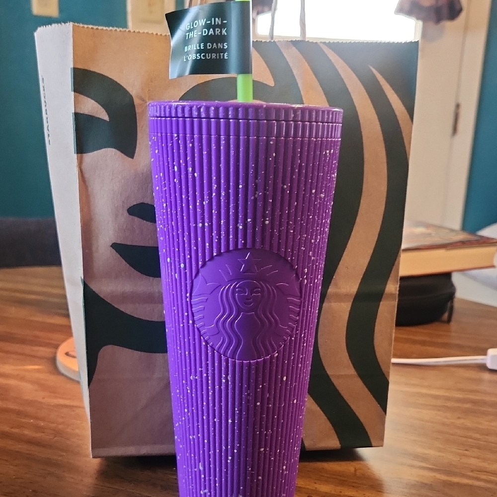 Starbucks Purple Glow-in-the-Dark Tumbler